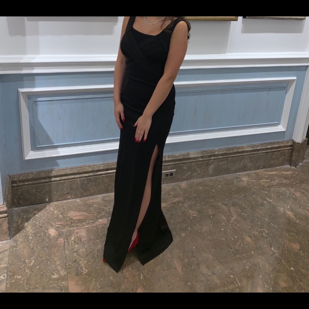 Black long dress
